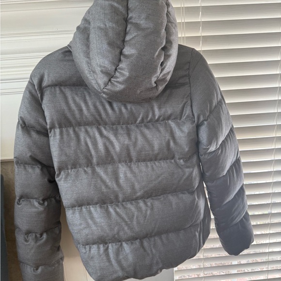 Duvetica Gray Hooded Puffer Jacket - Picture 4 of 11